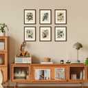 upsimples 11x14 Picture Frame, Display Pictures 8x10 with Mat or 11 x 14 Without, Wall Hanging Photo Frames, Brown, 1 Pack