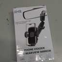 Phone Holders for Your Car, Rear View Mirror Phone Holder, 360 Rotating Car Phone Holder Mount Compatible with All 4"-7" iPhone and Android Cell Phones