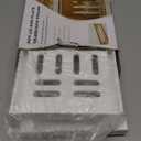 2 Pack Pots and Pans Organizer Under Cabinet, 22" Expandable Food Storage Container Lid Organizers with 9 Adjustable Dividers Pot and Pan Lid Holders Rack Inside Cabinet/Countertop(White)