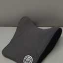 Car Neck Pillow for Driving Seat, Soft Memory Foam Headrest Pillow with Adjustable Strap and Removable Cover, Ergonomic Neck Support for Car, Office Chair, Gaming Chair  Dark Grey (Pack of 1)