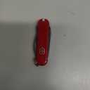 Victorinox Rally Swiss Army Knife, Compact, 9 Functions, Swiss Made Pocket Knife with Magnetic Phillips Screwdriver, Bottle Opener and Key Ring - Red