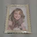 Elegant Pearl-Embellished Picture Frame, 6x8 Inches, Decorative Beaded Border for Wedding, romantic, family Photos