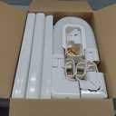 LyPrem 10Ft Mini Split Line Set Cover 3" PVC Line Cover Kit for Mini Split and Central Air Conditioner & Heat Pump(White)