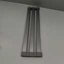 Aluminum Roll Up Dish Drying Rack Over The Sink, 17.7" x 13.4" Rust-Proof Foldable Dish Drainer Mat, Heat Resistant Trivet & Kitchen Sink Cover, Fits Sinks up to 16.8" Wide, Matte Gray