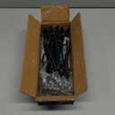 INCLY 36 Pack 4/6/8 Inch Black Pegboard Hooks, 1/4" Heavy Duty Peg Board Shelving Hooks Accessories, Peg Board Tool Hangers Fit 1/4" Pegboard for Organizing Garage, Craft Room, Kitchen, Store