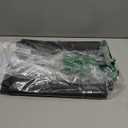 Romanstile 100% Waterproof PVC Tablecloth, Rectangle Oil Spill Proof Stain Resistant Vinyl Table Cloth, Wipe Clean Plastic Table Covers for Kitchen/Dining/Parties - 54 x 78 Inch, Black