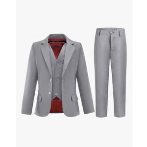 YuanLu Suits for Boys Ring Bearer Outfit Formal Vest and Pants Suit for Boy Wedding Suits Set 7 years