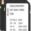 2025 Latest Navigation Memory sd Card Compatible with Maz*da 3(2024), Cx5(2024-2025),Cx30(2024), Cx90(2023-2025),(NAVISD2325)