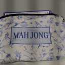 TIASUSAN Light Blue American Mahjong Tile Set(1.2"), 160 Engraved Tiles with Mahjong Tiles Bag and Mah-jongg Accessories