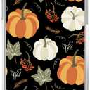 Fisgerod Autumn Fall Leaves Pumpkin Case for iPhone 12/iPhone 12 Pro, Halloween Thanksgiving Phone Cover for Girl Men and Women, Unique Trendy TPU Bumper Phone Case for iPhone 12/iPhone 12 Pro