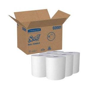 Scott Essential Paper Towel, Hardwound Roll 8 Inch X 950 Foot, 02001 - CASE of 6