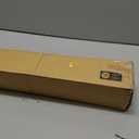 Replacement Fabric Panels for Sliding Glass Door (4-Pack, 23"x96"), Fabric Only, Natural Woven Blind Slats, Trimmable, Sheer, Track & Bottom Rail Not Included,Sliver Gray