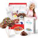Baketivity DIY Cake Pop Baking Kit for Kids - Premeasured Ingredients, Decorating Supplies, BB Date Not Fount