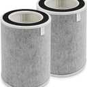 2 Pack HP201 HP202 True HEPA Replacement Filter for Shark Air Purifier MAX
