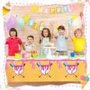 Gilprop 2 Pcs Baseball Ice Cream Drip Birthday Party Decorations Plastic Cute Birthday Tablecloth 108 x 54 Inches Disposable Rectangle Tablecover for Boys Girls Kids Baby Shower Party Supplies