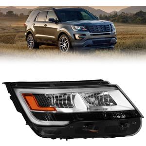 LED Headlight Assembly Compatible with Ford Explorer 2016 2017 2018