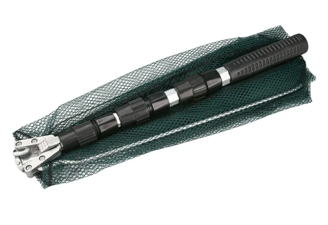 Fishing Landing Net with Telescoping Pole Handle Fishing Net Freshwater for Kids Men Women Extend to 34-51Inches