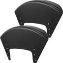 FOMIYES Wheelchair Mudguards 2pcs Side Guards for Sports Wheelchairs - Lightweight, Easy to Install - for Outdoor & Indoor Use - Ideal for Athletes & Active Users (Black Pair)