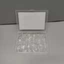 GAOY Medium Stiletto Fake Gel Nail Tips, 12 Sizes False Full Cover Acrylic Press on Nails, 240Pcs Soft Half Matte Tips