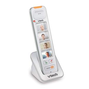 VTech SN5307 Amplified Photo DIAL Accessory Handset with Big Buttons & Large Display for SN5127 & SN5147 Senior Phone Systems, Photo Dial Handset, Cordless Phone System