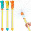 Dsmile 3 Pcs Firework-Shaped Spray Water Gun for Kids,Squirt Gun Umbrella-Shaped Spray for Swimming Pool Beach Summer Outdoor Water Party Games