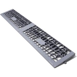 Ruedamann 1" Rise x 32" Modular Threshold Ramps for Doorways, 3000 Lbs Capacity Wheel Chair Ramp for Home Entrance, Portable Shower Ramp for Steps, Power Wheelchairs, Scooters, car ramp