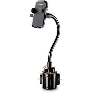 Esoulk Car Cup Phone Holder, Car Phone Holder Cup Holder with 11” Long Arm, Goose Neck Cupholder Phone Holder, Adjustable Phone Holder for Car, Universal Cup Holder for Car, Cup Cradle