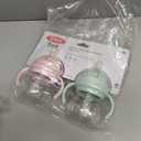 OXO Tot Transitions Straw Cup with Handles 6 oz. - Opal and Blossom - 2 Pack