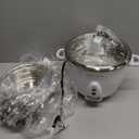 Aroma Housewares 6-Cup (Cooked yield ) / 1.2Qt. Select Stainless Pot-Style Rice Cooker, & Food Steamer, One-Touch Operation, White