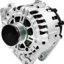 Alternator Replacement New 2.5L for Nissan 2007-2012 Altima, 2007 2008 2009 2010 2011 2012 Sentra, 2011-2013 Rogue, 2014 2015 Rogue Select L4, 400-40102 AL2407X 23100-JA02A AVA0074 TG12C032