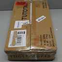 TUTOTAK C Shaped End Table, Small Side Table, Set of 2, 28.7 inch Tall Couch Table, Sofa Table, Living Room, Bed Room, Charcoal Grey TB01BY0712