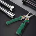 Alipis 8-in-1 Wire Strippers with Voltage Tester - Stainless Steel Multi-Functional Wire Stripping and Crimping Tool with Non-Slip Handle for Electricians Diy and Car Repairs