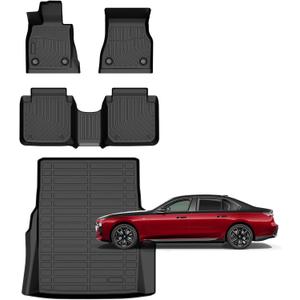 for BMW i7 Floor Mats 2023 2024 2025,Car Mats for BMW i7 All Weather Floor Mats Cargo Liner Anti-Slip Custom Fit for i7 Accessories