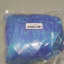 Newwiee 15 Yard Iridescent Ribbon Ruffle Trim Pleated Chiffon Organza Fabric Chiffon Ribbon Lace Fabric Trim for Wedding Sewing Dress Lanter Skirt Bag Decor Jellyfish Hat Costume Craft(Royal Blue)