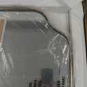 ANDY STAR 24"x36" Gold Mirror, Brushed Brass Scalloped Wall Mirror, Bathroom Mirror for Vanity, Wall Mirror with Aesthetic Scalloped Edge Design Ideal for Bathroom, Bedroom or Entryway