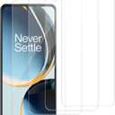 4 Pack Glass Screen Protector Compatible for OnePlus Nord N30 5G [9H Hardness]-HD Screen Tempered Glass, Scratch Resistant,Easy Install [Case Friendly]