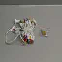 Christmas Decorations Mini String Lights,13feet 50Count Light Set on White Wire Plug in End-to-End Connectable for Indoor Outdoor Party Yard Garden Patio Home Easter Decor, Multicolored