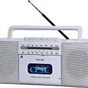 Cassette Tape Player Recorder Boombox with Bluetooth, AM/FM/SW Radio, Record to Cassette/USB/SD, Premium 10W Sound, AC/DC Powered, Portable Cassette Player