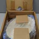 Oval Dutch Oven for Bread Baking, 4.5 Quart Non Stick Enameled Cast Iron Dutch Oven Pot with Lid, Oven Safe Oval Casserole with Lid up to 500F for Baking, Braising, Stews, Roasting (Blue)