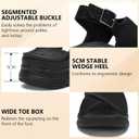 Bravover Womens Orthopedic Sandals Ladies Recovery Sport Outdoor Adjustable Strap Sandals with Comfortable Plantar Fasciitis Arch Support 7.5