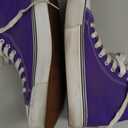 Womens Canvas Sneakers High Top Lace ups Casual Walking Shoes (11, Navy)