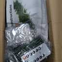 Cedar Christmas Garland with Lights for Mantle - 2 pack Decorations 6 ft Realistic Lighted Faux Pine Garlands for Xmas Home Decoration Indoor Stairs Railing Fireplace Outdoor Prelit Garland Door Decor