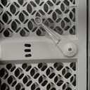 MYPET Universal Pet Gate: 26 - 42 Wide Dog Gate for Doorways with Pressure Fit or Swinging Door Hardware Mounting Types Included: 26" Tall; Gray