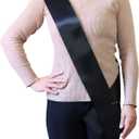 24 Pack Black Blank Sash,Plain Satin Sash,Sashes for Pageants,DIY for Party Decorations,blank sash for pageant