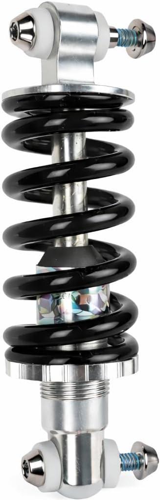 Bike Rear Shock Absorber Spring 150mm (6 Inch) Eye to Eye, 750 lb/in Rear Suspension Shock for Mountain & Folding Bikes, Steel Replacement