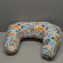 Boppy Nursing Pillow - Ergonomic Bottle & Breastfeeding Pillow with High, Firm, Large Area, Water-Repellent Cushion with Washable Cover; Baby Safety Alliance Verified - Colorful Forest Animals