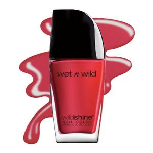 wet n wild Nail Polish Wild Shine, Red Red, Nail Color (0.41 Fl Oz (Pack of 1))