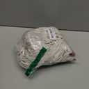 Matthew Cleaning Heavy Duty Mop Head Commercial Grade Replacement for General and Floor Cleaning, Wet Industrial Blue Cotton Looped End String Head Refills (Case of 24) 
White