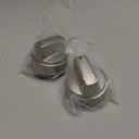 atgestore WB03X29300 Stainless Steel Stove Knobs Replacement for GE Stove Parts Gas Range Knobs JGP3030SLSS JGP3036SL1SS JGP3030SL1SS GE Cooktop Knob Metal Control Surface Burner Knobs 4 Pcs