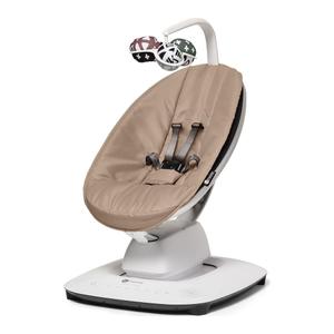 4moms MamaRoo Multi-Motion Baby Swing, Bluetooth Enabled with 5 Unique Motions, Sandstone